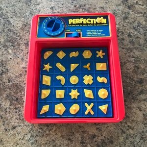 Perfection Game Pop Up Piece Fun With Compartment